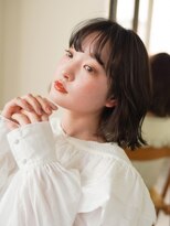 ジュール 大分(Joule)&nbsp;ミディアムヘア/斜めバング/グレージュカラー/大分駅