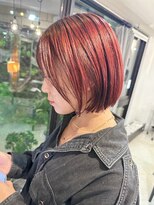 ヴァンクラウドコウベ(VENT CLOUD KOBE)&nbsp;20代30代40代ダブルカラーブリーチ耳掛けシースルーバンク