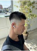 バーバー風ボウズスキンフェード