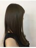 カット+全体カラー+癖毛・エイジング毛に特化したトリートメント　￥11880
