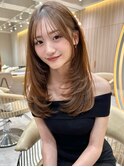 ナチュラルレイヤーで春夏に向けた今っぽヘアに