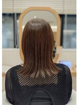 アドラーブル ココロ 新潟(adorable CoCoLo)&nbsp;20代30代40代大人可愛い髪質改善小顔艶感ミディグレージュ