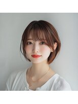 カグヤ(Kaguya)&nbsp;オレンジブラウンニュアンスボブ