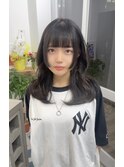 姫カット　韓国風　顔まわりカット　垢抜けヘア