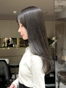 メゾンマイル 恵比寿(maison mile) グレージュカラー/髪質改善/暗髪/レイヤーカット[恵比寿駅]