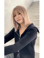 リアン(Lian)&nbsp;【リアン】ベージュ／伸ばしかけヘア／フェイスレイヤー