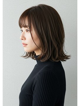 アントワープトーキョー(antwerp TOKYO) 30代40代50代外ハネミディアムレイヤー髪質改善酸性ストレート