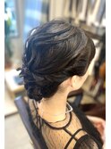 結婚式　ヘアセット