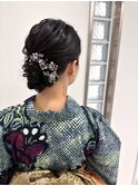 【ヘアセット＋浴衣着付け】自由が丘/自由が丘駅/和装/早朝