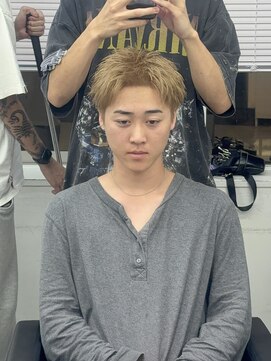 メンズペレ 渋谷(MEN'S PELE) MEN’S HAIR/ブルーブラック/フェザーパーマ/渋谷
