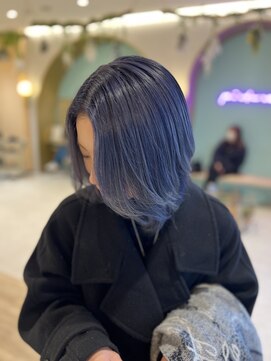 ピクチャー(PICTURE) ミッドナイトブルー/ブリーチ/ダブルカラー/リタッチ/レイヤー