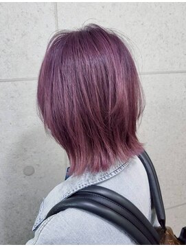 【学割U24】ラベンダーカラー/ハイライト/Wカラーインナーカラー