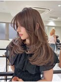 大人レイヤー顔周りケアカラー20代30代40代