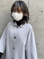 エッセンス(THE ESSENCE)&nbsp;retro 切りっぱなしボブエアリーロング美髪ピンクブラウン