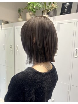 シュク 高円寺(SYUK) レイヤー/くびれボブ/オリーブベージュ/グレージュ【kanna】