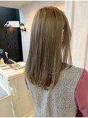 福山人気イルミナ10代20代髪質改善オリーブベージュ酸性縮毛矯正