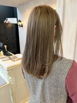 キャアリー(Caary)&nbsp;福山人気イルミナ10代20代髪質改善オリーブベージュ酸性縮毛矯正