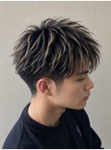【メンズ特化】森山担当 短髪×ハイライトメッシュ
