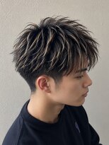 サラジュ 仁川店(SARAJU) 【メンズ特化】森山担当 短髪×ハイライトメッシュ