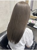 暗めカラーグランマッシュデザインカラーフェイスフレーミング