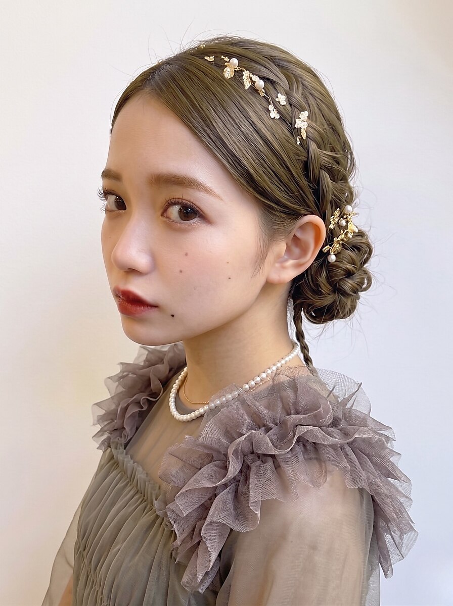 【人気No.1★いつもと違う素敵な自分へ☆】パーティーヘアセット\3480