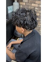 ミュー(m)&nbsp;中学生初パーマ×無造作メンズパーマ