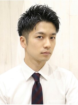 ヨシザワインク ハコザキ 水天宮前 日本橋人形町(YOSHIZAWA Inc.HAKOZAKI) 大人ビジネスカジュアル×メンズショート/刈り上げツーブロック