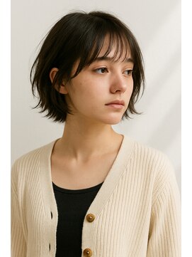 ズール 稲田堤店(ZU LU) シースルーバング×外ハネボブ