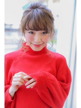 アミ(Ami) 【Ami】アレンジしやすい髪型 可愛い前髪カット前髪パーマ