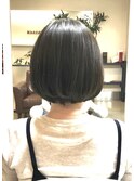 地毛風アプリエブルーアッシュボブ