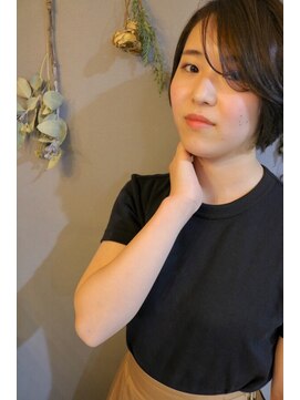 ココカラヘアー ニコ(cococara hair nico) 【ココカラヘアー　ニコ】アッシュ系　ショートボブ　小顔