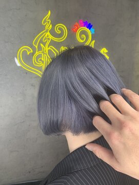 スパークスヘア(Sparks hair) モーヴグレイでやんす♪