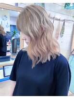 トーク 伊丹本店(TAL'KE)&nbsp;TAL'KE/ブリーチ×プラチナベージュ_546