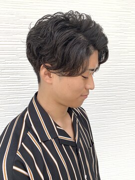 ハンズクラン(HANDS CLAN) アップバング × メンズパーマ