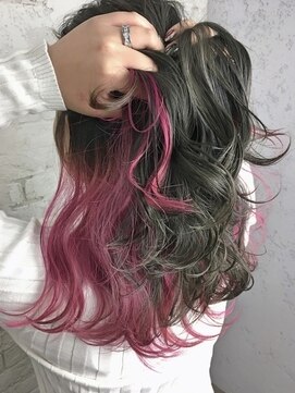 アジールヘア 赤羽駅南口店(agir hair) ラズベリーピンクインナー【赤羽】