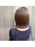 切りっぱなしボブ