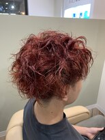 アリーヘアー(ALLY Hair)&nbsp;レッド系ツーブロック