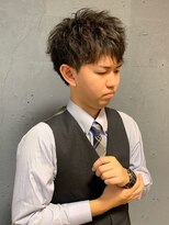 ロバーツ 国立(ROBERTS)&nbsp;メンズマッシュパーマ<理容室><国立/国立駅/メンズ>