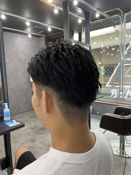 ライズ 綾瀬店(RISE) 刈り上げを見せて爽やかに！七三リバースアップバングショート！