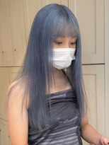 ベレーザ 渋谷(BELEZA)&nbsp;ba1704透明感アッシュブルーコリアンスタイルブルーグレージュ