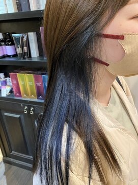 ヘアーアンドファッションシオミエイチ (hair＆fashion shiomi H) インナーカラー