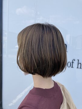 アッシュ アーティスティック スタジオ オブ ヘア(Ash artistic studio of hair) 柔らかショートボブ