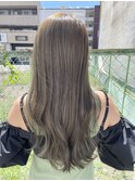 透明感アッシュ