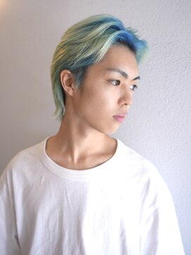 プネル 渋谷(PUNEL) ブルー　ケアブリーチ　渋谷