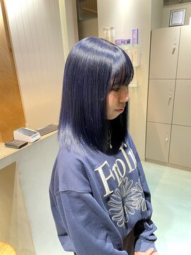 エイト 沖縄豊崎店(EIGHT toyosaki) 【EIGHT 豊崎】お客様スタイル_ブルーブラック