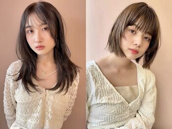 リアンカ(LIANCA)の写真/《ツヤ感UP！ナチュラル縮毛矯正&ウルトワ髪質改善トリートメント》手触りとツヤ感のある美髪に髪質改善◎
