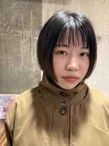 レイジーアワーズ(Lazy Hours) ミニボブ/ショートボブ/暗髪/イルミナカラー