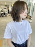 ★オリーブグレー×ボブウルフ★