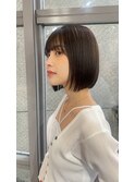 ◎ミニボブ縮毛矯正ショートボブストレートパーマ