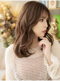 抜け感くびレイヤー韓国風ニュアンスパーマc5大宮20代30代40代